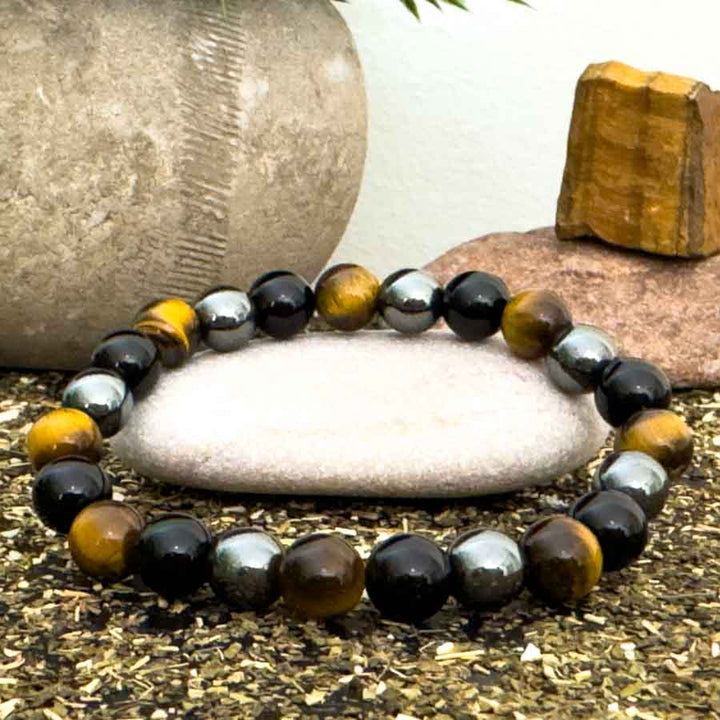Triple Protection Bracelet Natural stones